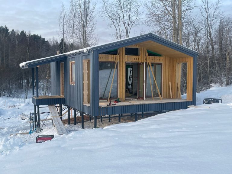 Одноэтажный дом в стиле «барн»