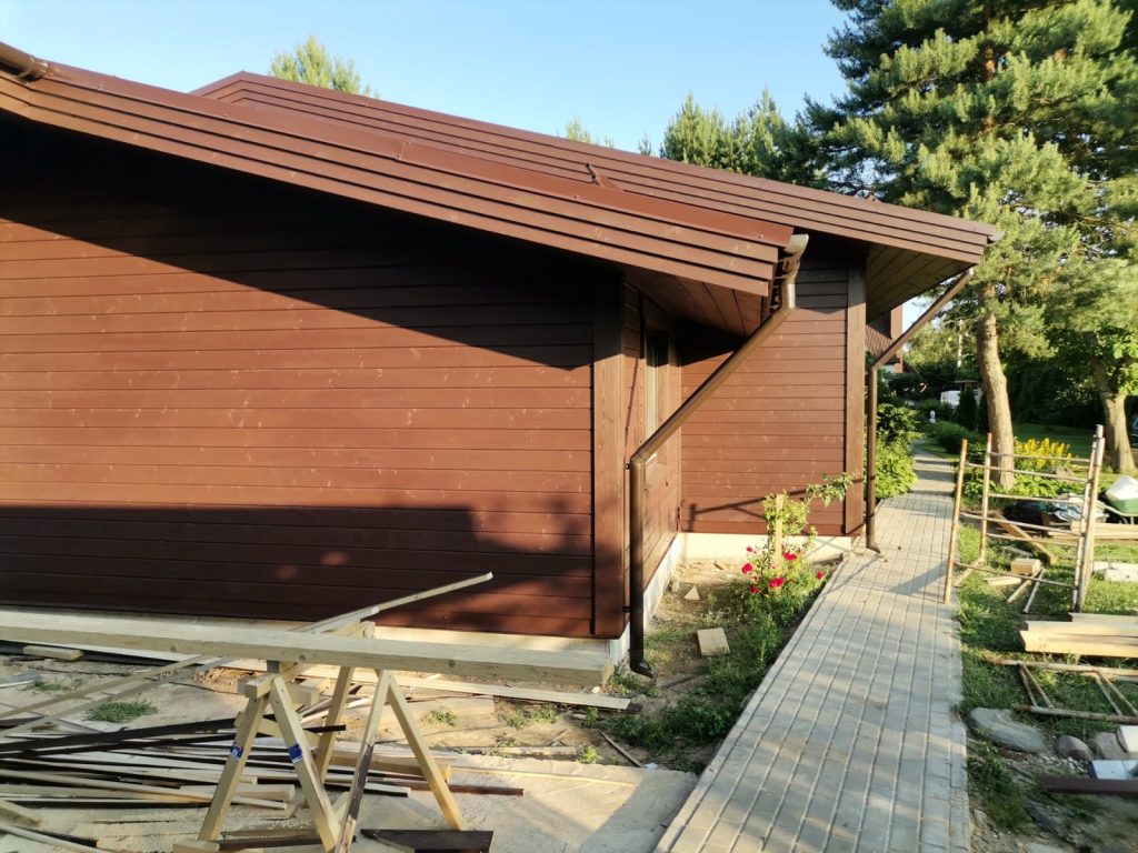 Одноэтажный дом в поселке Кобяково, Московская обл.