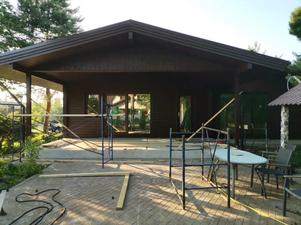 Одноэтажный дом в поселке Кобяково, Московская обл.