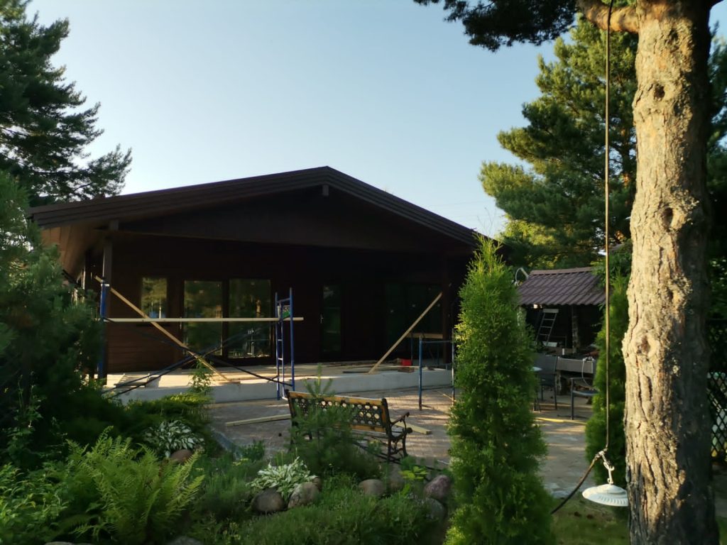 Одноэтажный дом в поселке Кобяково, Московская обл.