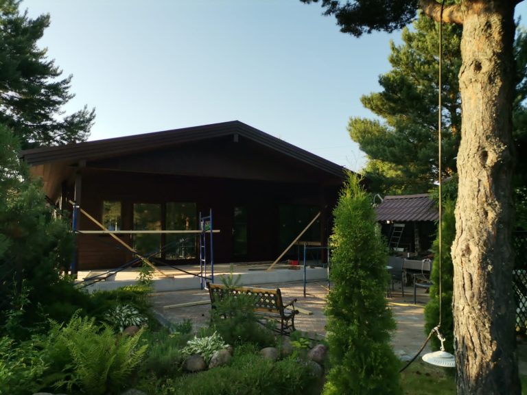 Одноэтажный дом в поселке Кобяково, Московская обл.