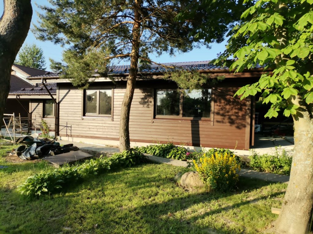 Одноэтажный дом в поселке Кобяково, Московская обл.