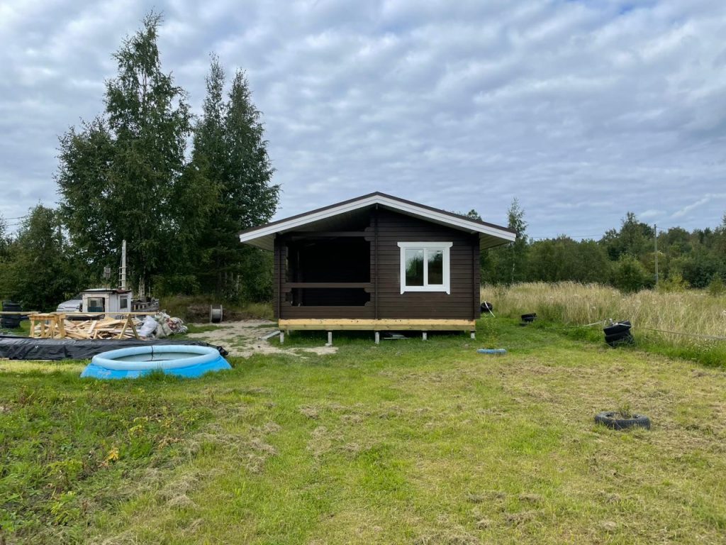 Одноэтажный дом в деревне Сопоха, Карелия. 47,8 кв. м