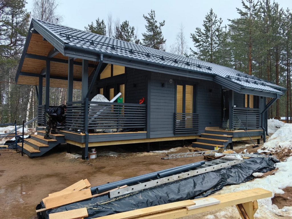 Дом в деревне Видлица, республика Карелия