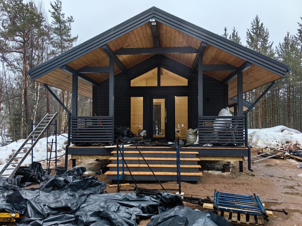 Дом в деревне Видлица, республика Карелия