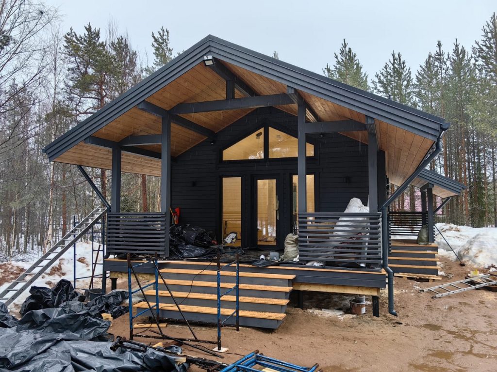 Дом в деревне Видлица, республика Карелия